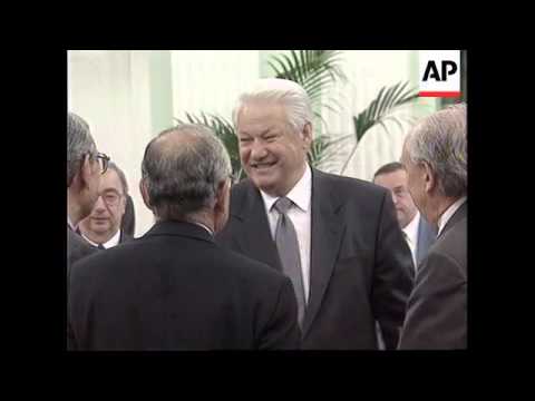 Boutros-Ghali Meets Yeltsin in Moscow 🇷🇺