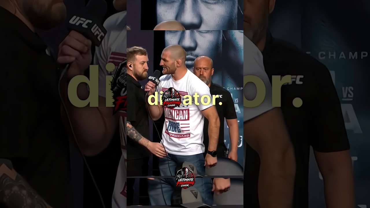 SEAN STRICKLAND VS. KHAMZAT CHIMAEV AGGRESSIVE TRASH TALK!! #ufc #mma #seanstrickland #khamzat