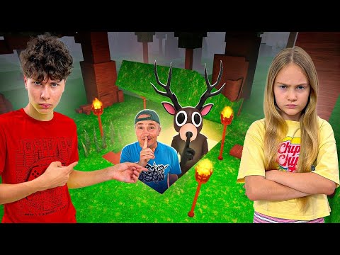 Папа сделал СЕКРЕТНЫЙ ЛАГЕРЬ в 99 ночей в реальной жизни 5 серия