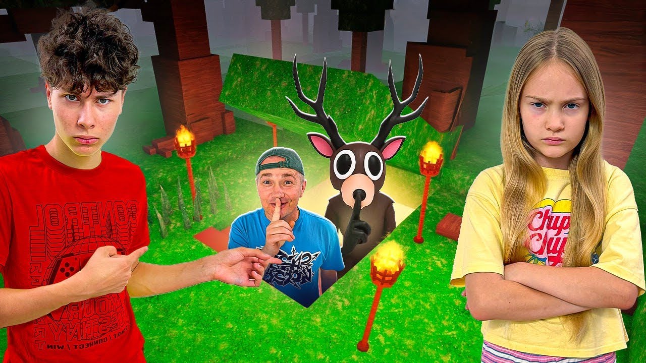 Папа создал СЕКРЕТНЫЙ ЛАГЕРЬ в 99 ночей | 5 серия 🔥