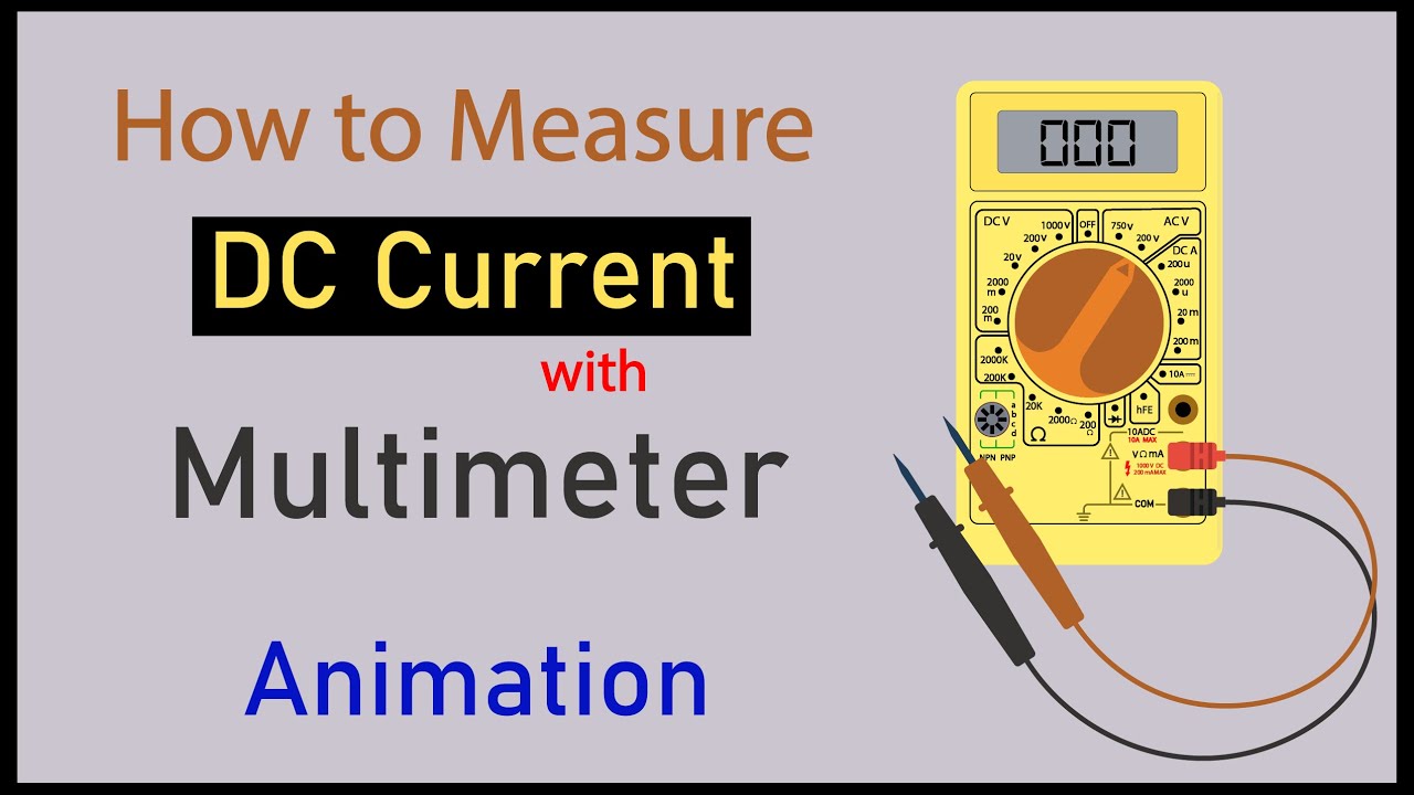 Measuring DC Current with a Digital Multimeter β‘