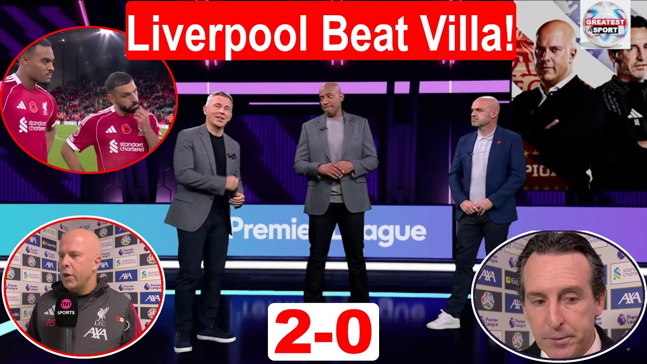 Liverpool Secures 2-0 Victory Over Aston Villa | Salah & Gravenberch Shine ⚽