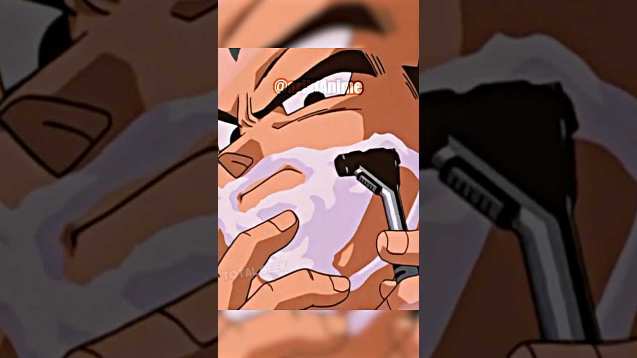 Vegeta Gets a Bold New Look: Mustache Shaved! ✂️ (DBGT Edit)