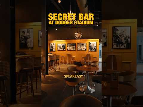 SECRET BAR AT DODGER STADIUM? #hungryinla #foodvlog #itfdb #dodgerstadium #dodgers