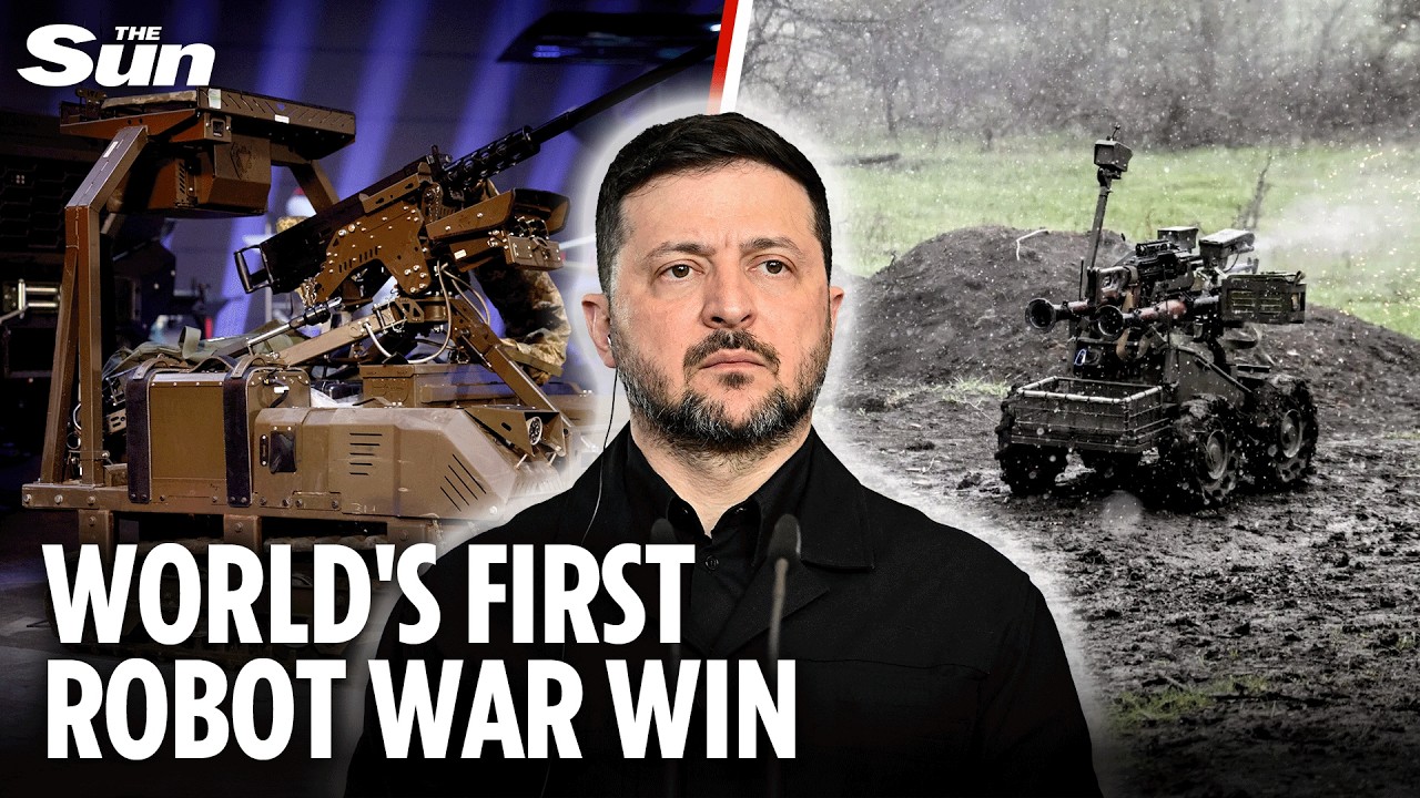 Ukraine seizes Russian post using ONLY drones and ground ROBOTS for the first time EVER