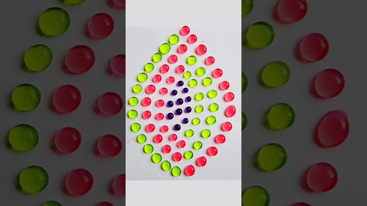 Rainbow Color Drop Mixing 🌈