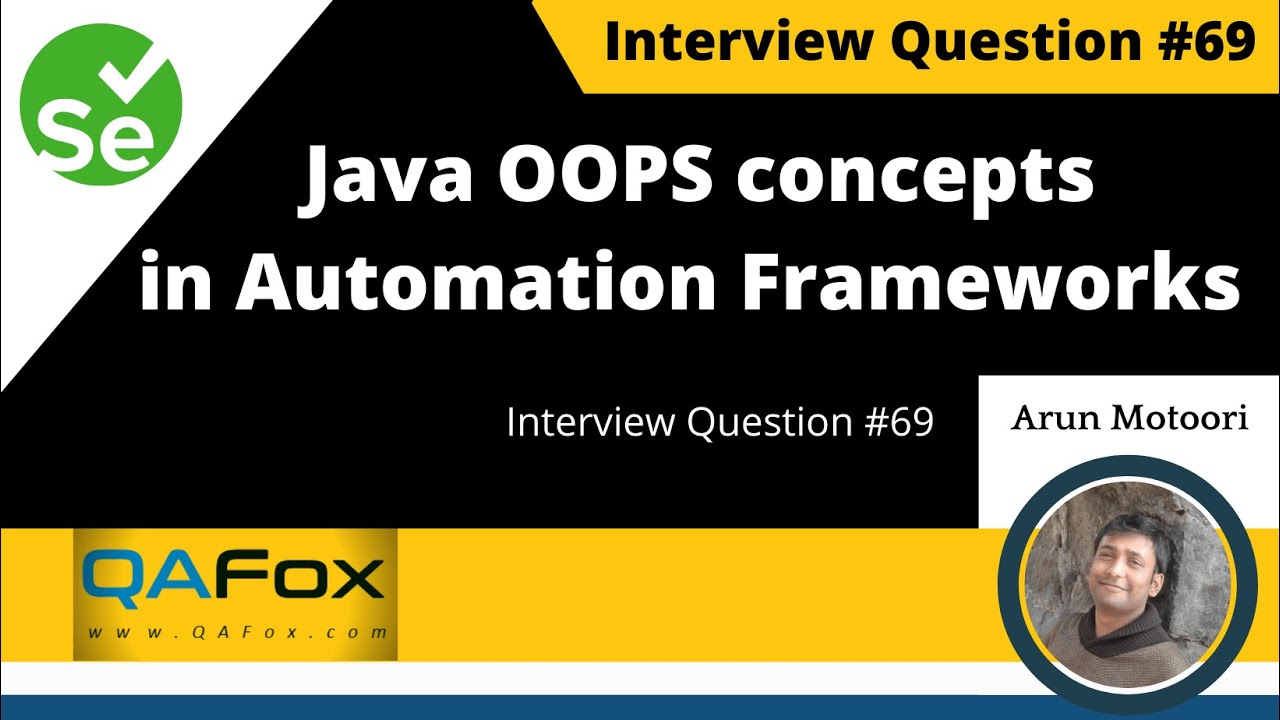 Java OOPS in Automation Frameworks 🚀