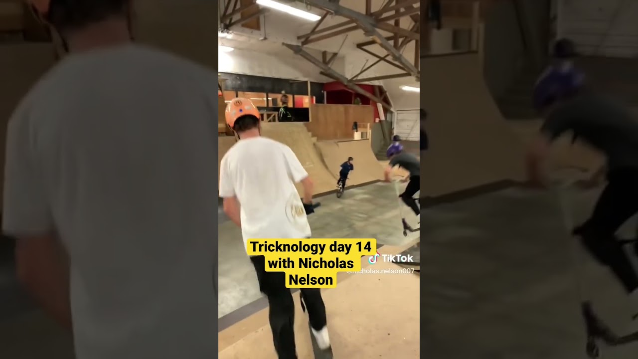 Tricknology Day 14 with @nicholas.nelson007 #shorts