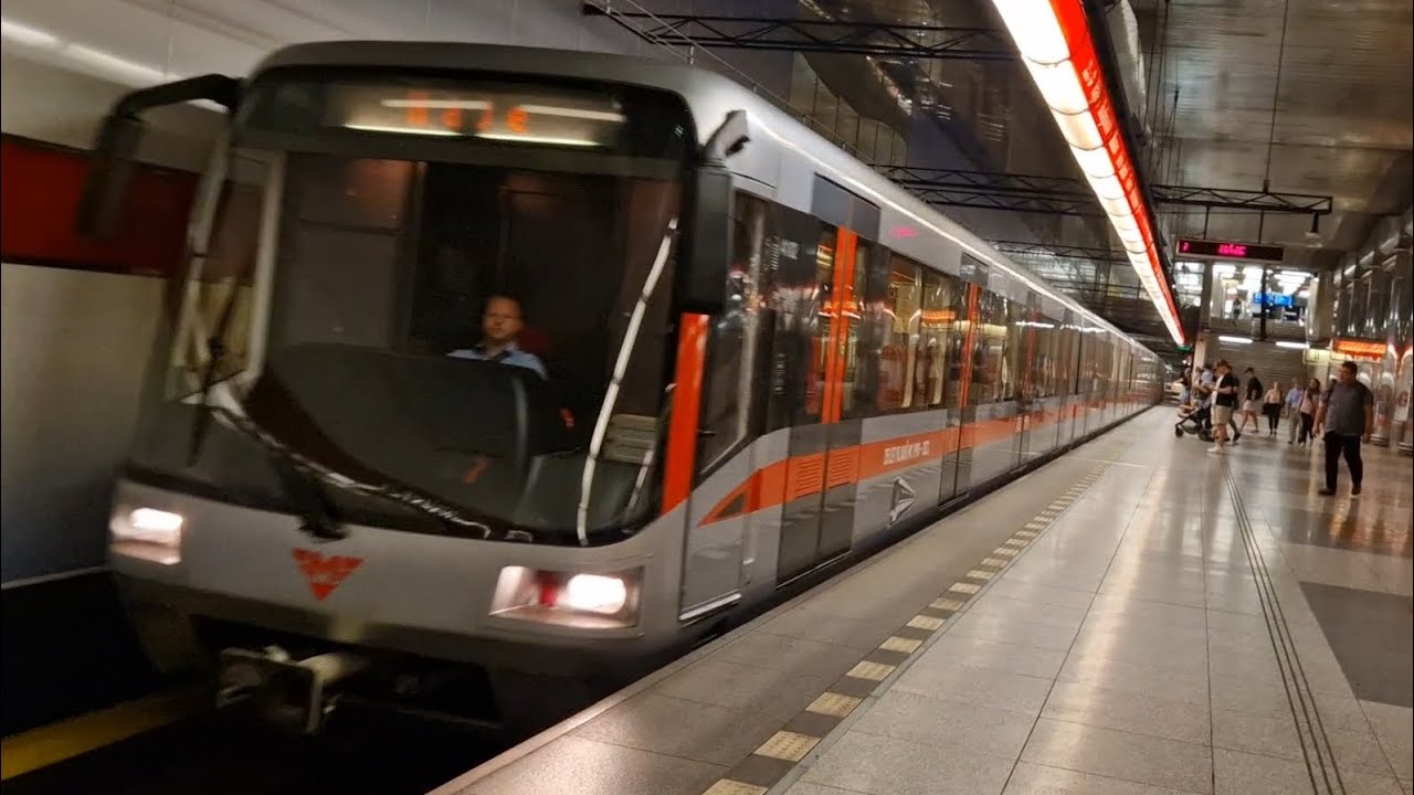 Metro Praha: Komplettfahrt auf der Linie C von Letňany bis Háje 🚇