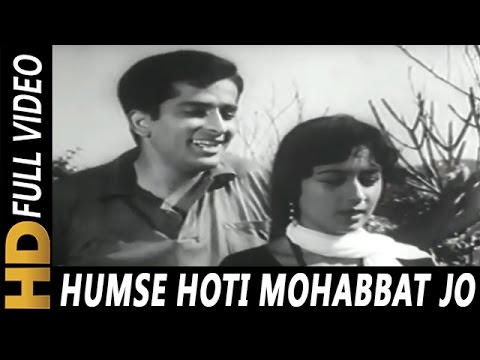 Humse Hoti Mohabbat Jo Tumko | Asha Bhosle, Mukesh | Mohabbat Isko Kahete Hain Songs | Shashi Kapoor