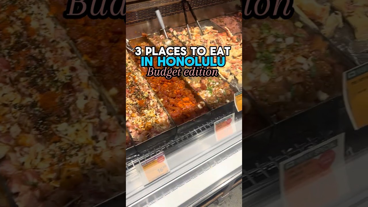 3 Top 3 Budget-Friendly Eats in Honolulu, Hawaii 🍍