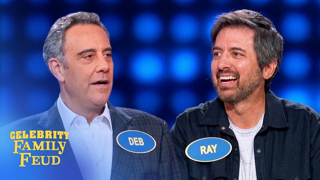 Ray Romano vs. Brad Garrett: Hilarious Showdown on Celebrity Family Feud! 😂