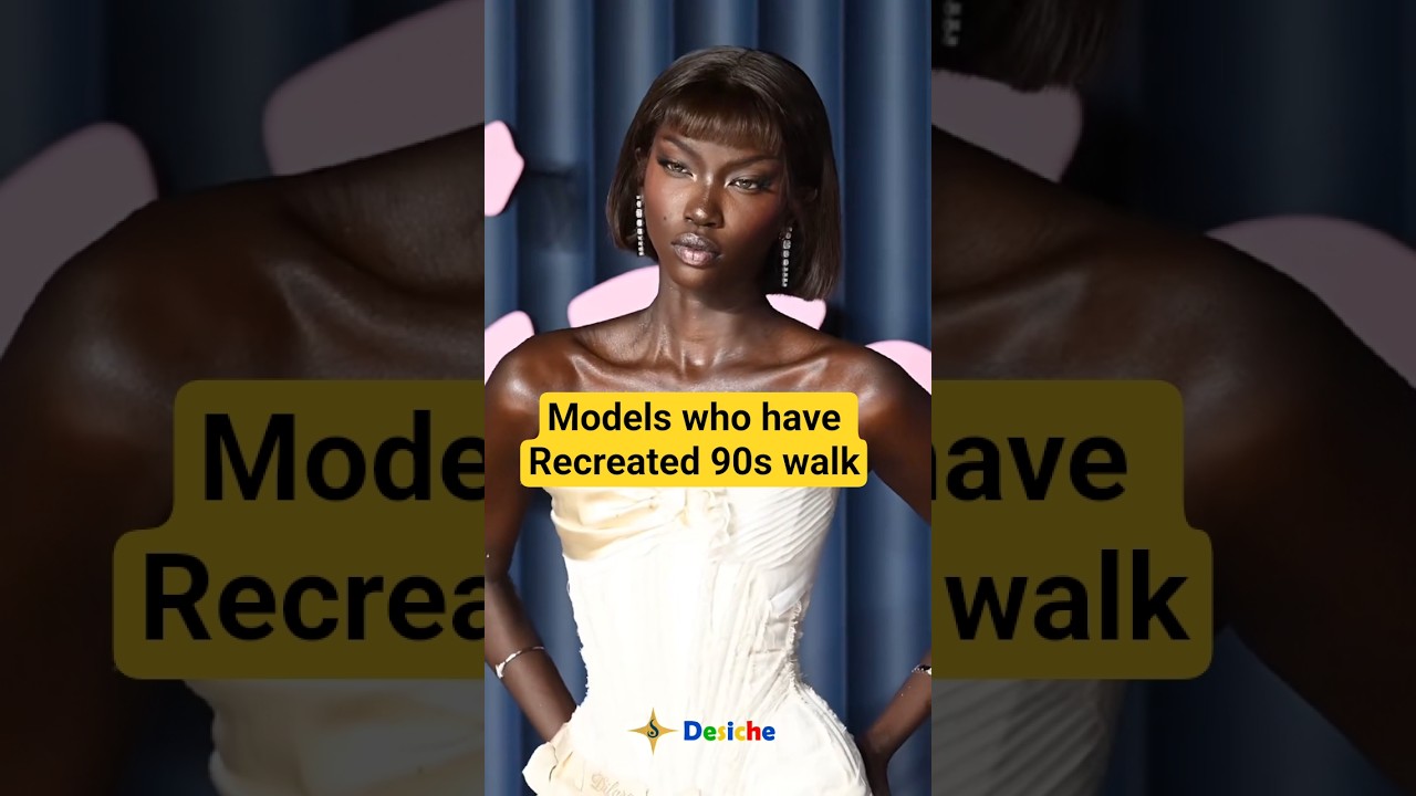 Models Recreate 90s Walk Style 👠