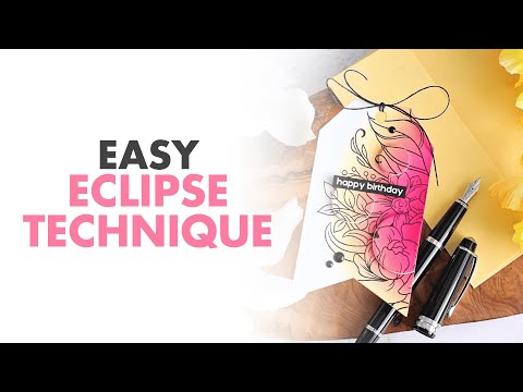 Learn the Eclipse Technique for Cardmaking & Tags!