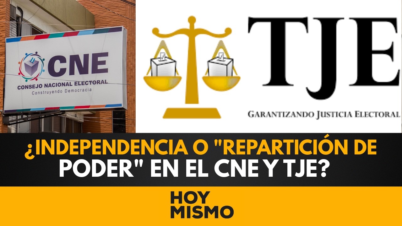 ¡HONDURAS EN MOMENTO CLAVE! ¿Independencia o "repartición de poder" en el CNE y TJE?