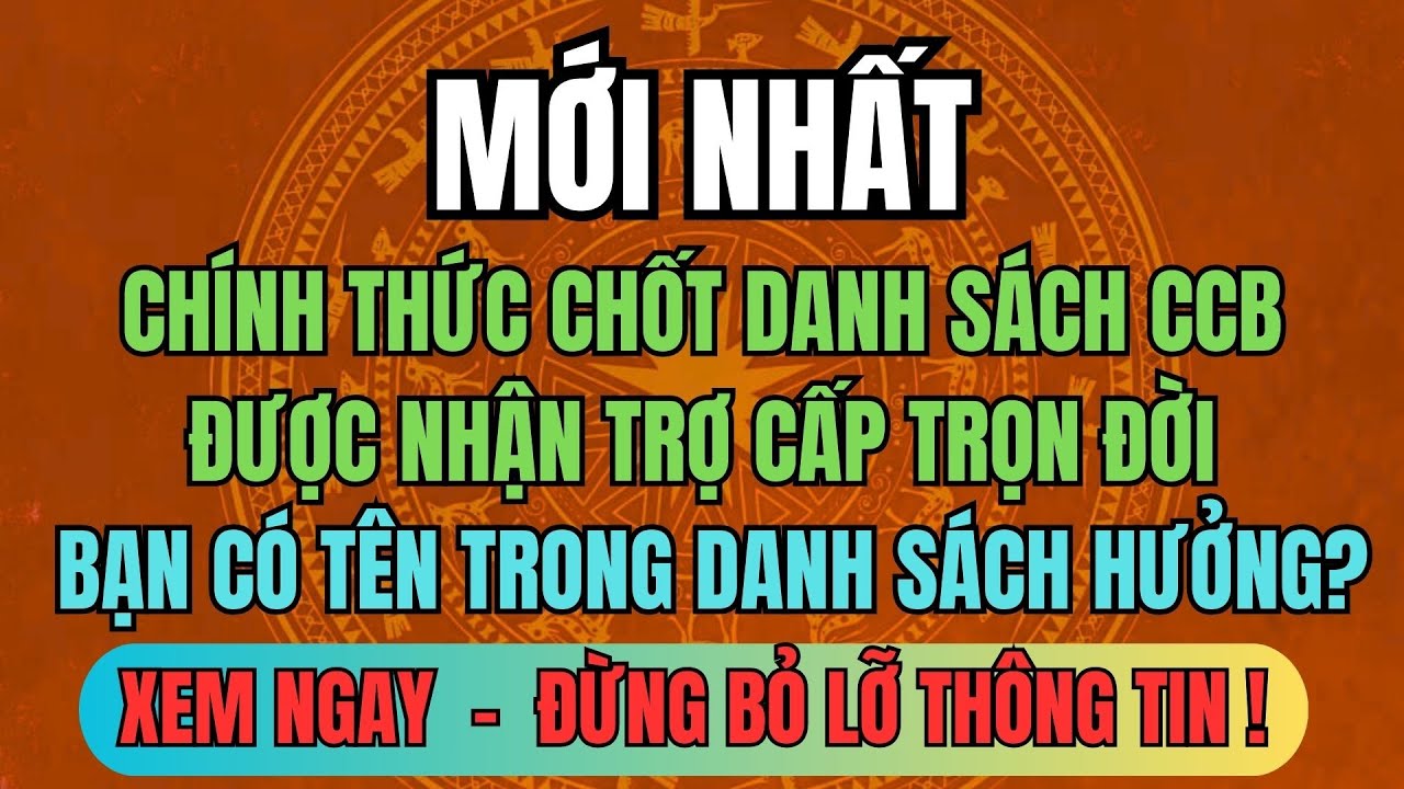 Đã Hoàn Tất Danh Sách Cựu Chiến Binh Nhận Trợ Cấp Trọn Đời – Bạn Có Tên Trong Danh Sách Hưởng?