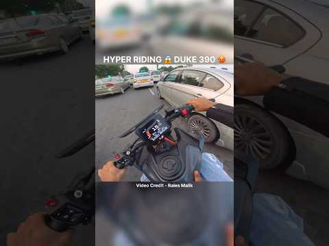 DUKE 390 🥵 HYPER RIDE #duke #hyperriding #shorts