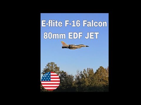 Master the Skies with the E-FLITE F-16 Falcon 80mm EDF Jet #rcplane #edf #aviation #rcjet
