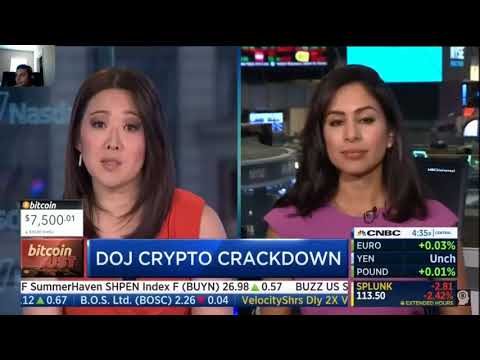 DOJ Crackdown on Crypto!!! CNBC Fast Money - Cryptocurrency