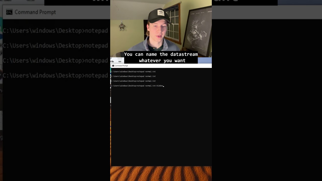 Using Alternate Data Streams to Hide Information in Windows Text Files
