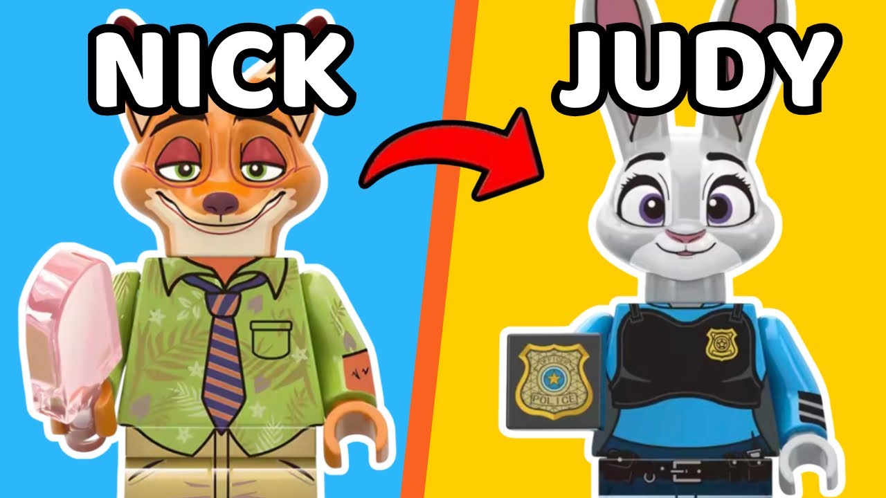I built EVERY ZOOTOPIA Character in LEGO...