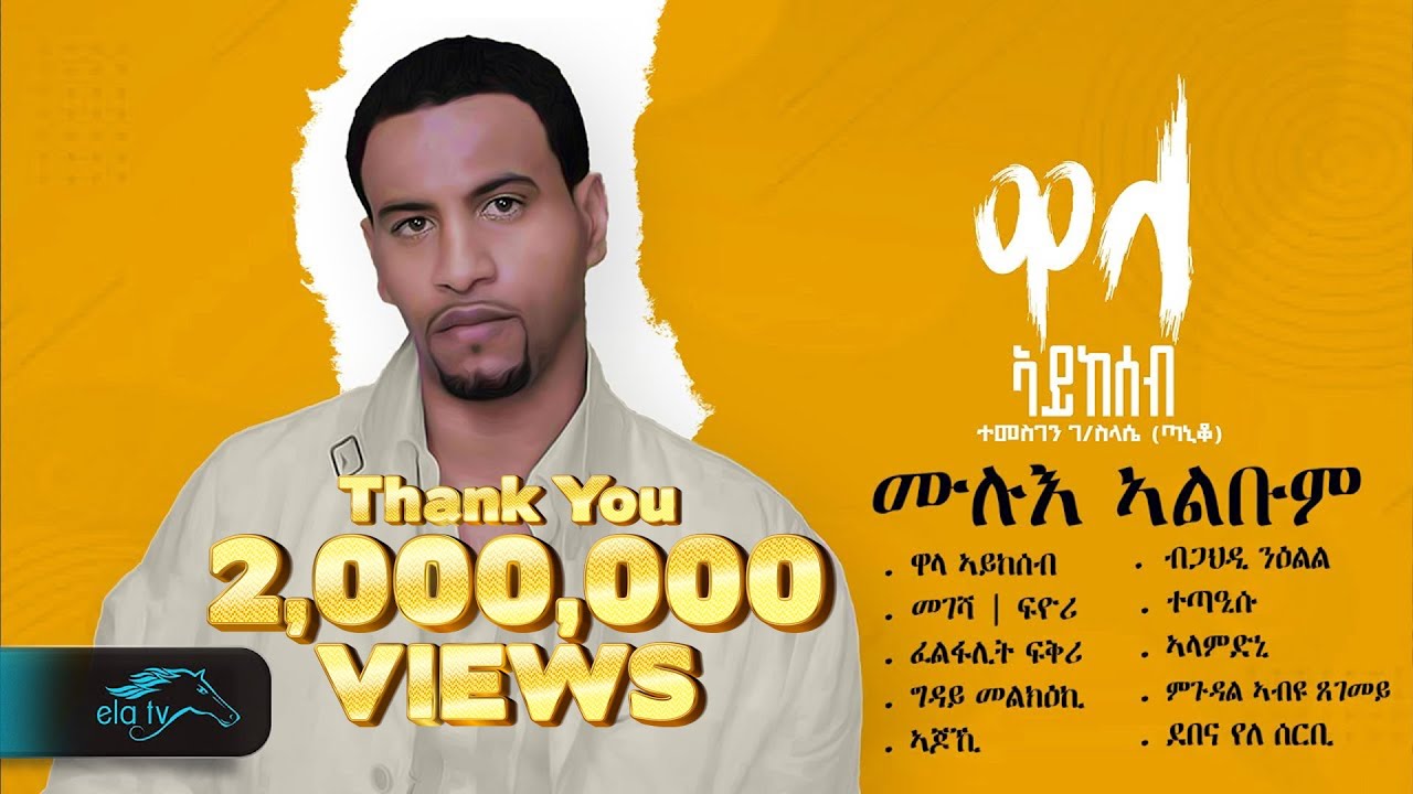 Relaxing Eritrean Music 2024 🎶 | Temesgen G/selassie - Taniqo - Wala Aykeseb Vol 1 (Full 1-Hour Video)