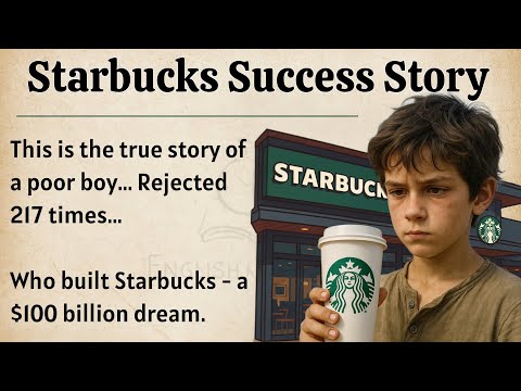 Starbucks Success Story || Learn English Through Story Level 2 🔥 || English Listening Practice ✅️