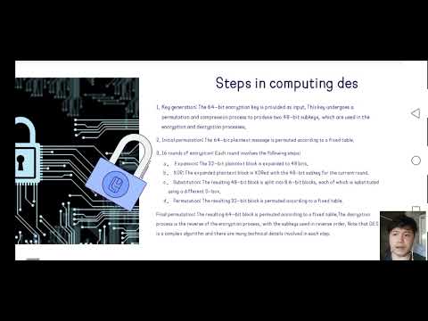 Data Encryption Standard Algorithm (DES)