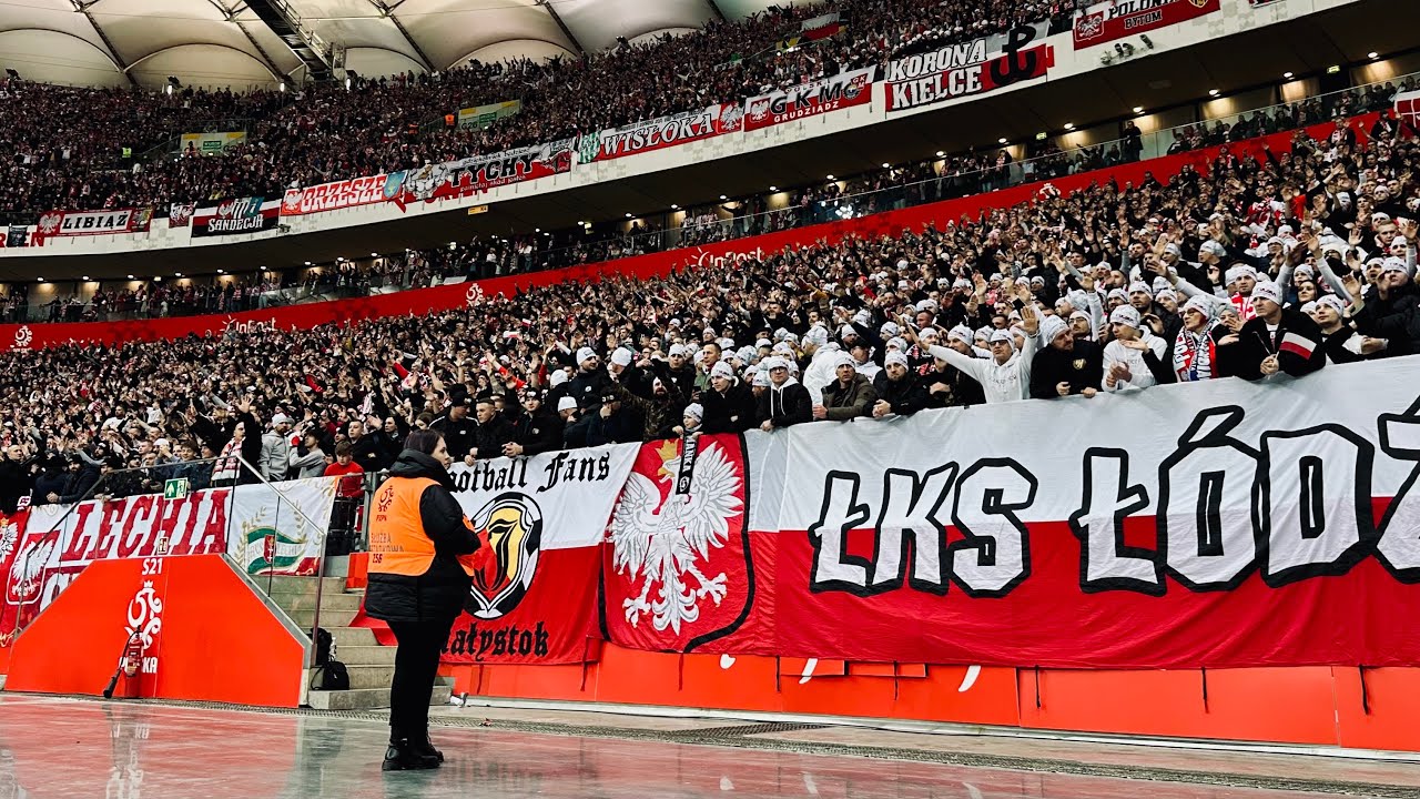 Niezapomniany doping na Narodowym podczas meczu Polska - Holandia ⚽