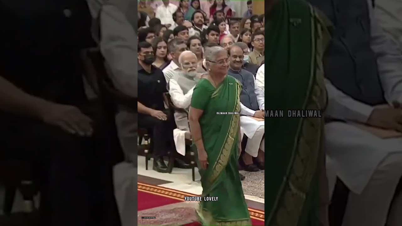 Sudha Murthy Honored with Padma Bhushan for Social Work 🌟