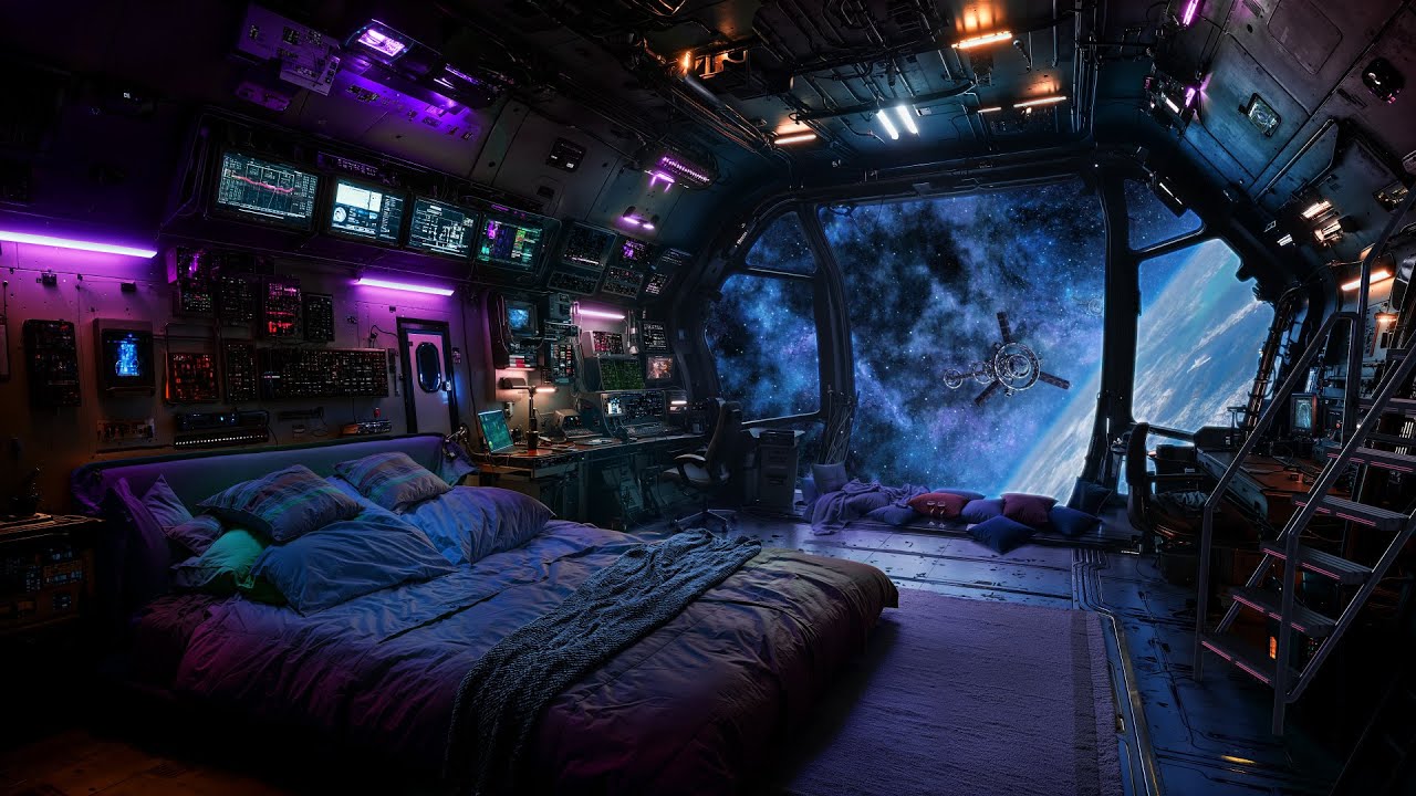 Space Station Refuge: Ambient Space Sounds (10H) 🌌