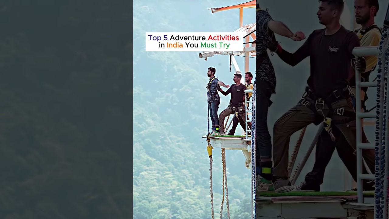 Top 5 Adventure Activities in India 🌟