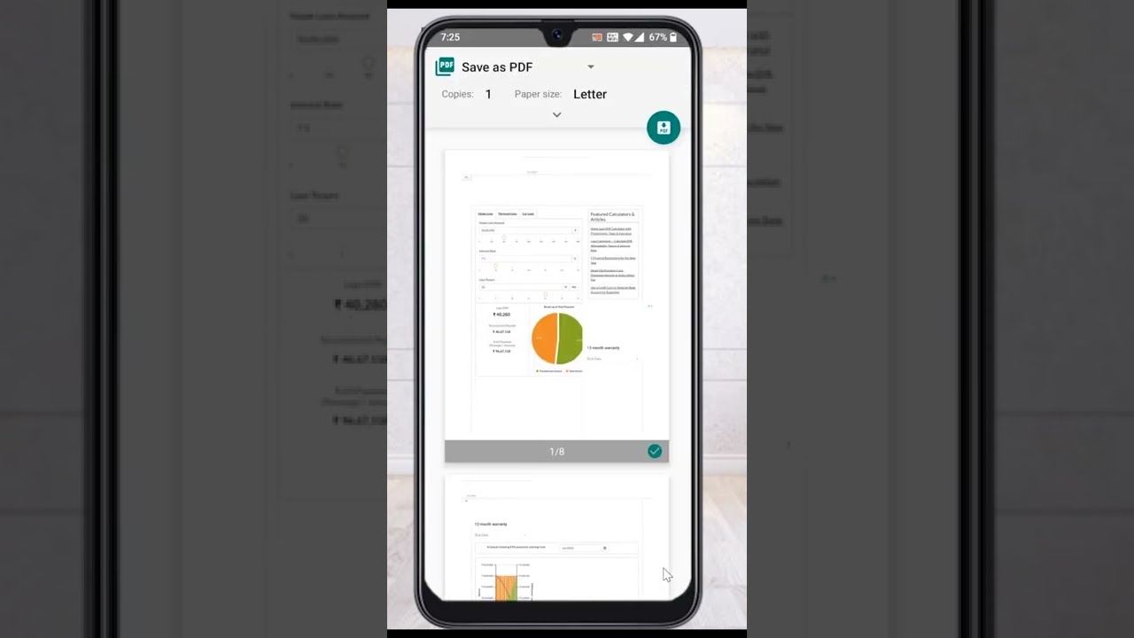 Save Webpages as PDFs on Android in Shorts 📱