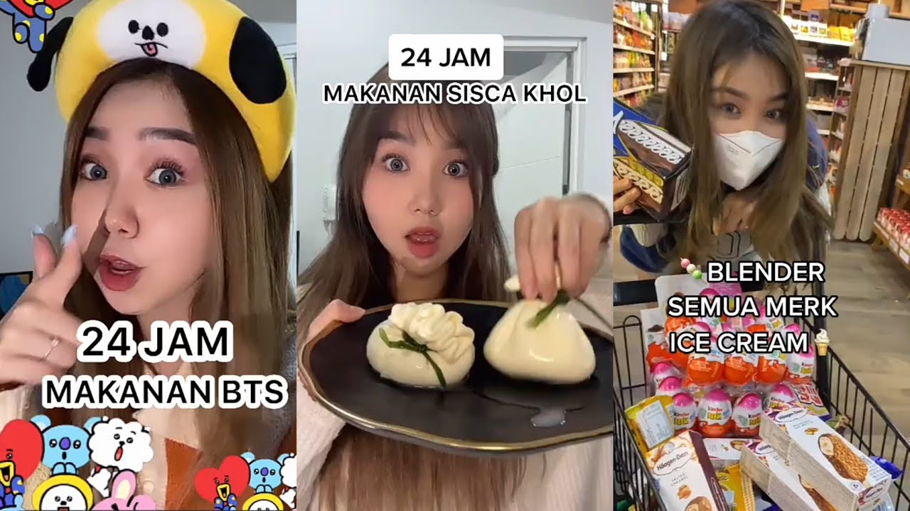 24 Jam Makan Makanan Kartun! 🎉