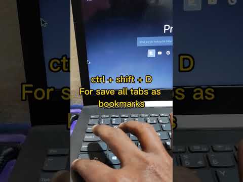 how to make bookmark or save all tabs as bookmark in google chrome?#shortcut #chrome#bookmark