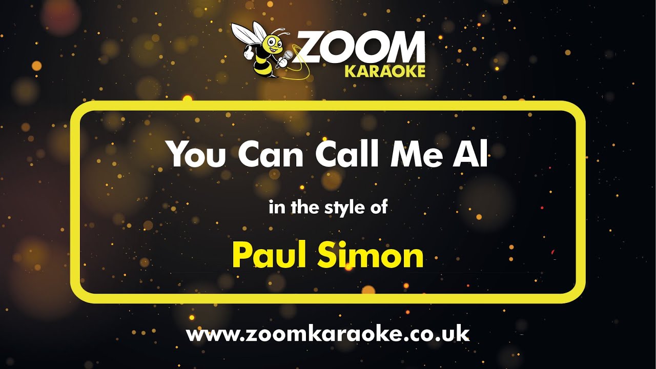 Paul Simon - You Can Call Me Al Karaoke 🎤
