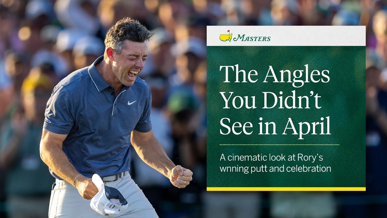 Rory McIlroy's Winning Putt & Celebration | 2025 Masters
