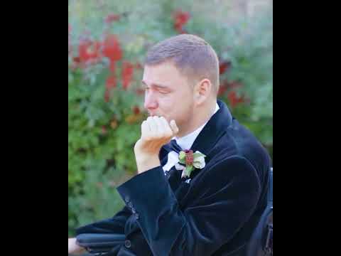 Bride and Groom's First Look *Emotional* | Cole & Charisma