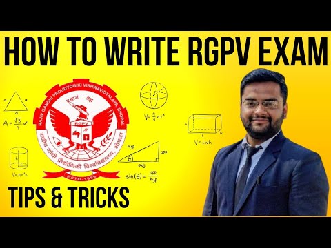 How to Write RGPV Exam? Tips & Tricks to get Pass In Semester Exam | By Nadish Pandey