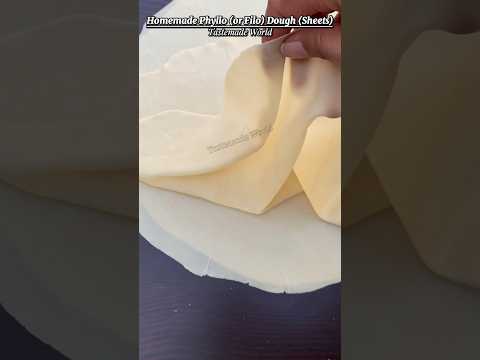 Easy Phyllo Sheets Recipe #Shorts #phyllo #filodough  #food #ramadanrecipes #samosashackny