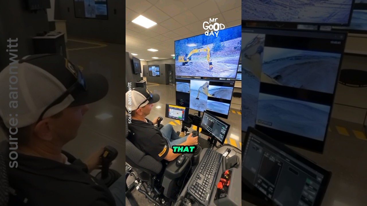 Remote Control Excavator in Action 🚜