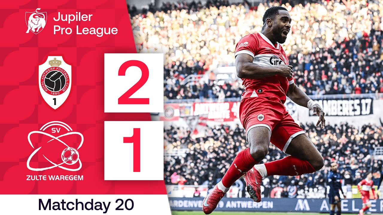Antwerp vs Zulte Waregem Match Summary ⚽