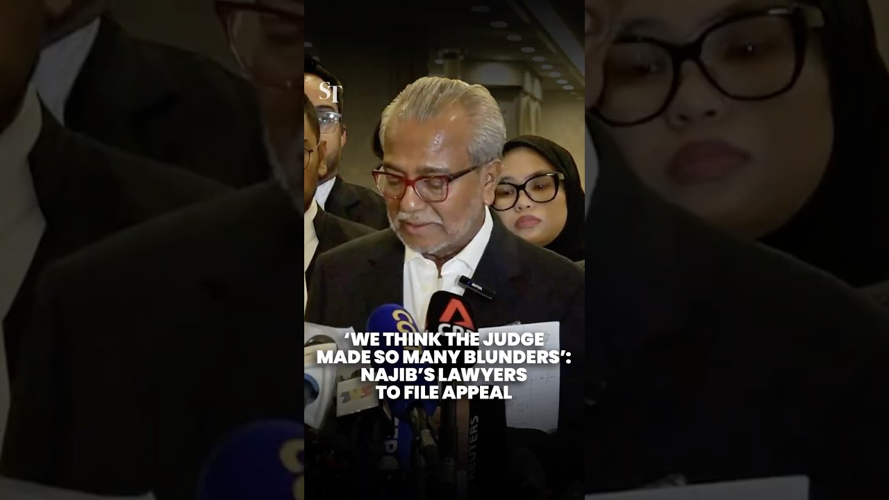‘We think the judge made so many blunders’: Najib's lawyers to file appeal