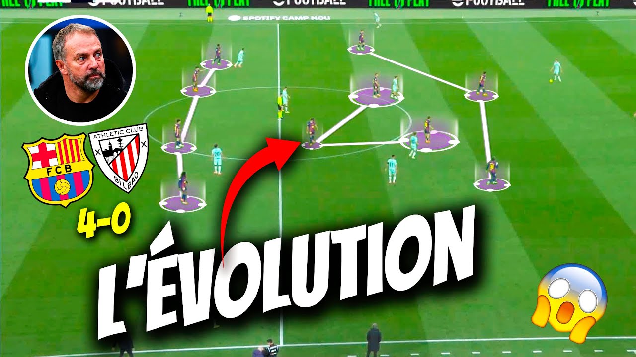 Flick's New Tactics Crush Athletic Bilbao ⚽