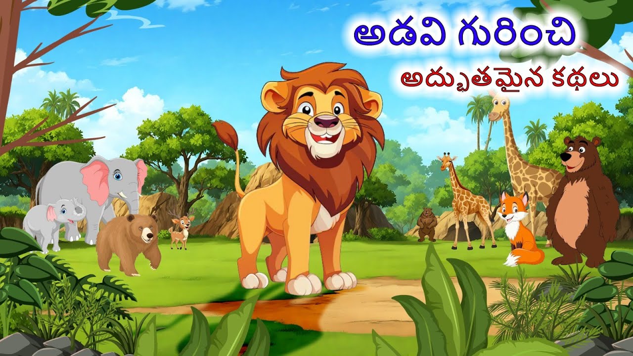 అడవి కథల భాగం 1 – పిల్లలతో పాటు పెద్దలకూ నేర్పే అద్భుతమైన తెలుగు కథలు 🌳
