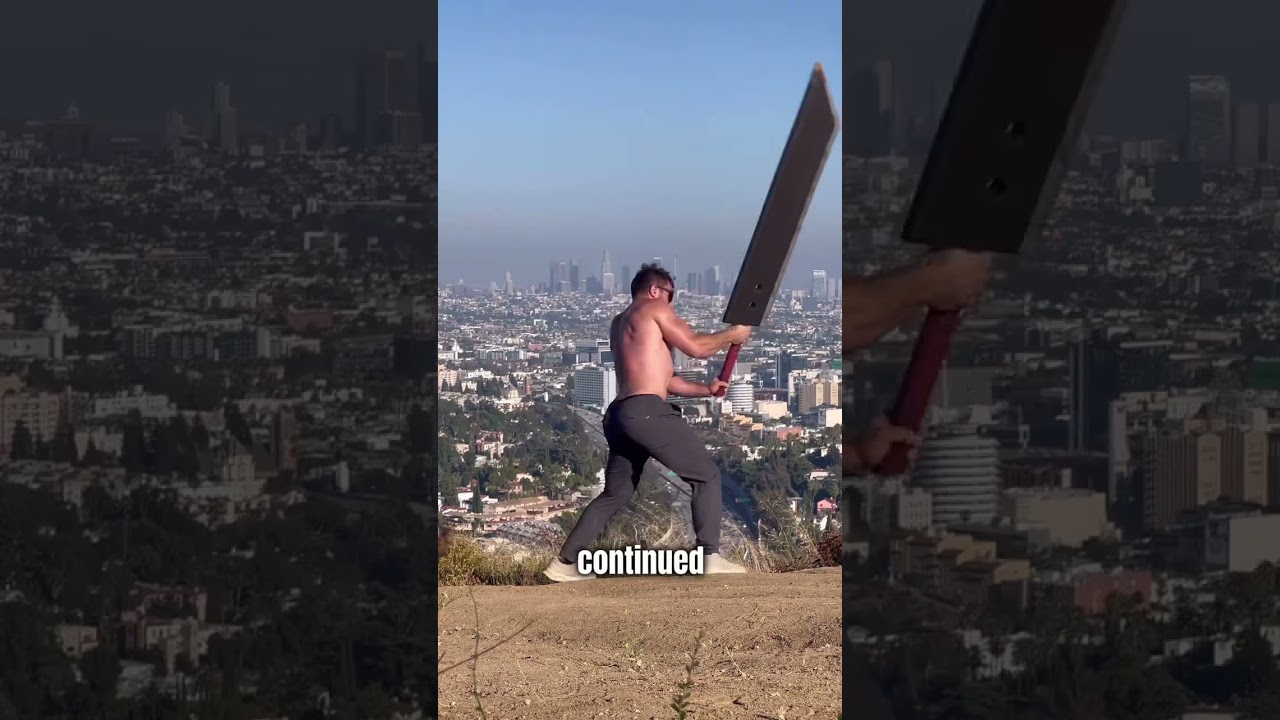 Watch This Guy's Epic Sword Training Pay Off! βοΈ #Shorts #Fitness #Viral