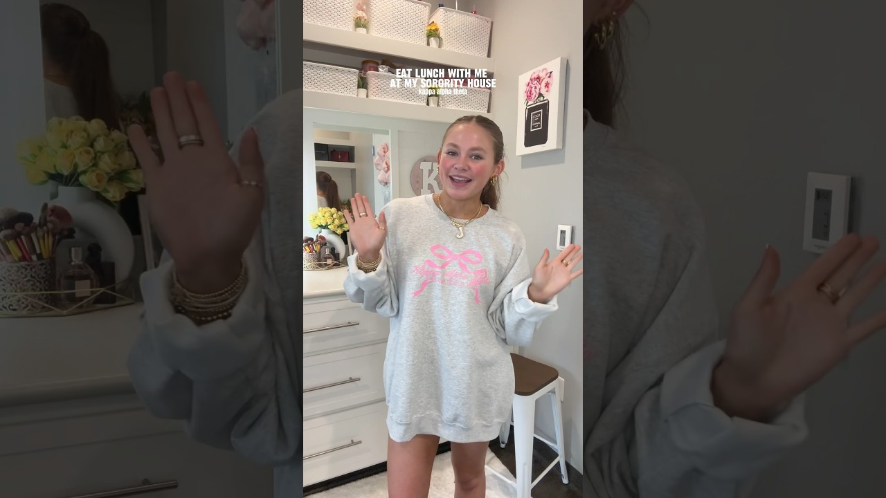 Join Me for Lunch at My Sorority House! 🍽️ | Kappa Alpha Theta Vlog