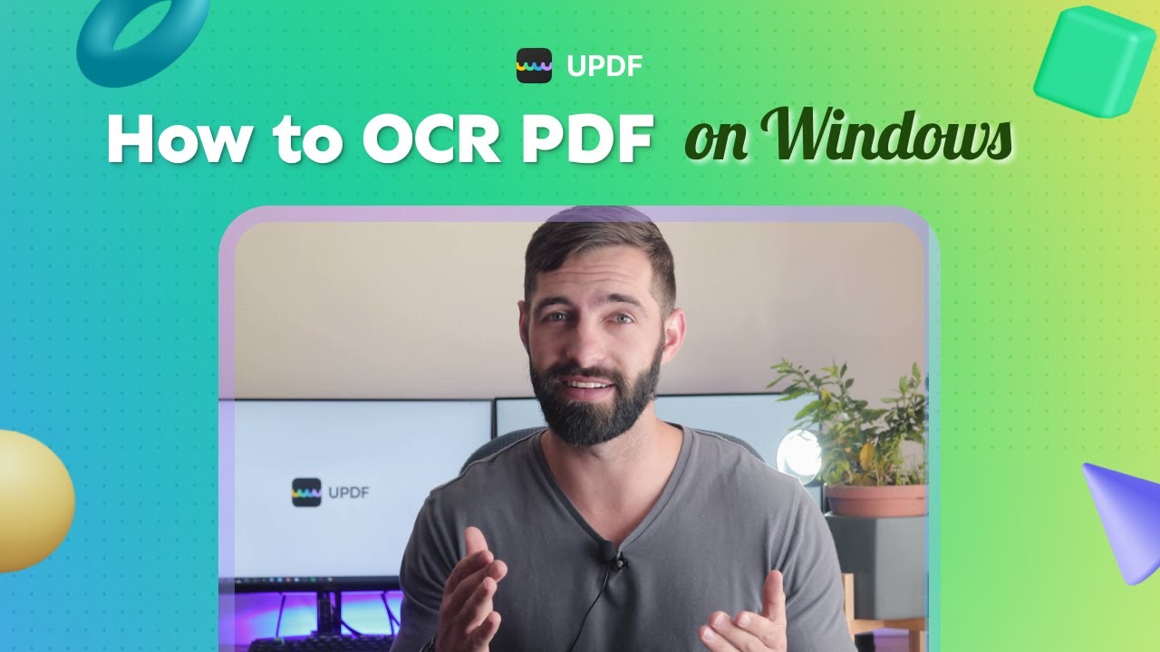 OCR PDF on Windows with UPDF 📄