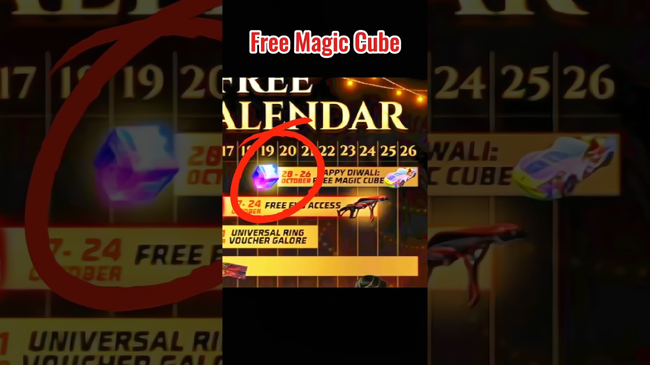 Diwali 2025 Magic Cube Store & Free Fire Events 🎆
