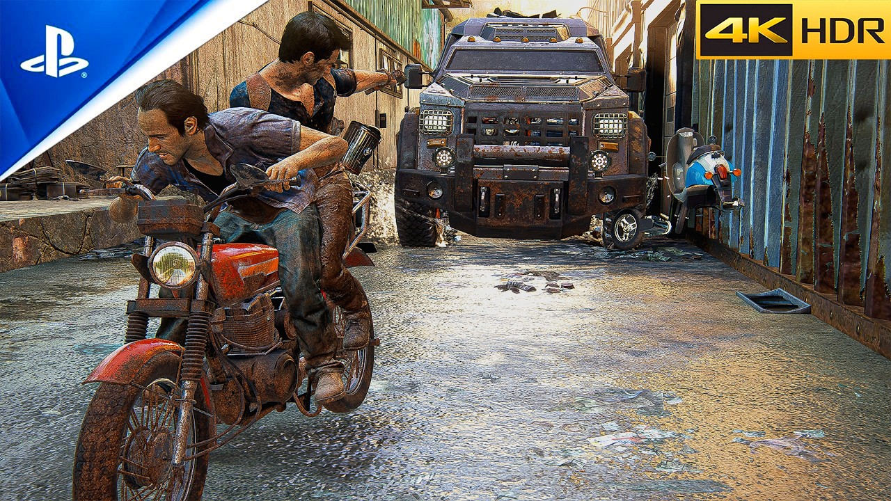 Uncharted 4: Epic Chase & Realistic Graphics 🎮